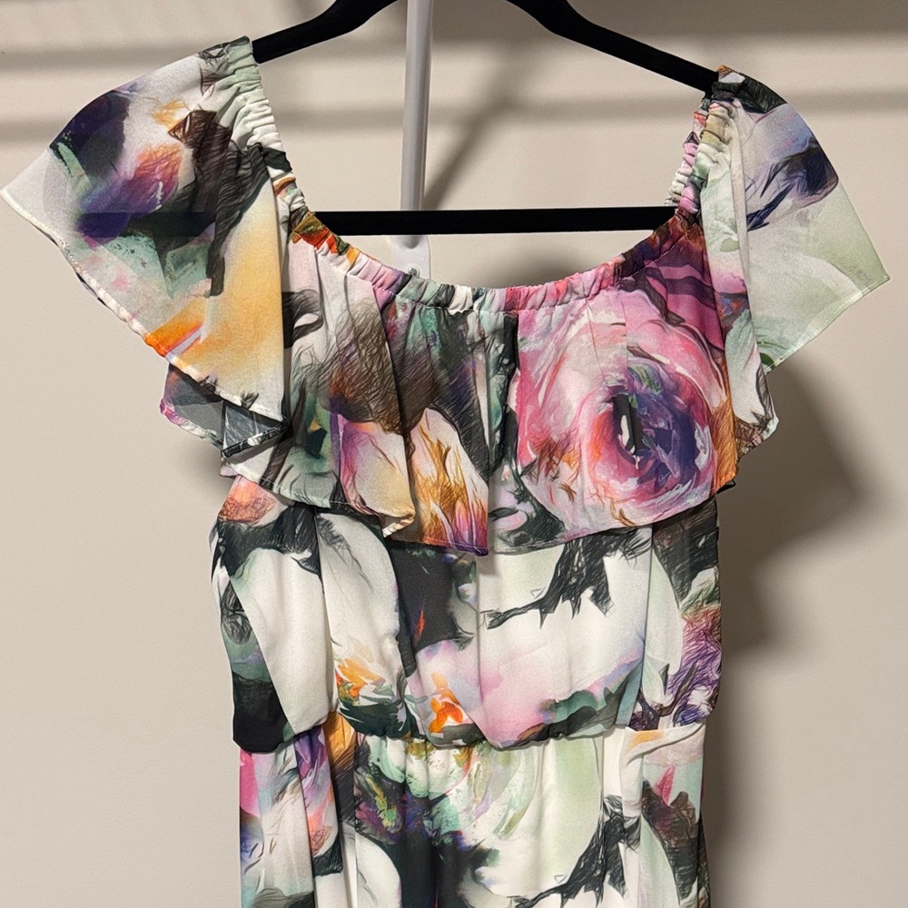 Betsey Johnson Multicolor Floral Maxi Dress - Picture 2 of 4